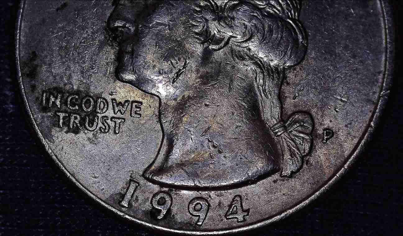 1994-P-Quarter...strikethru-With-A-Hologram-On-Both-Sides